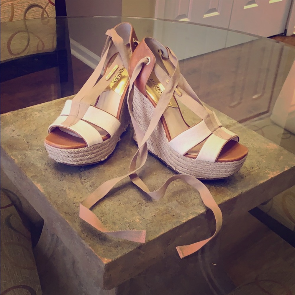 Michael Kors wedge heels